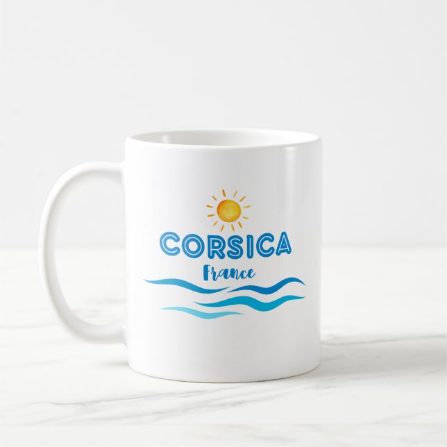 CORSICA France Coffee Mug (Left)