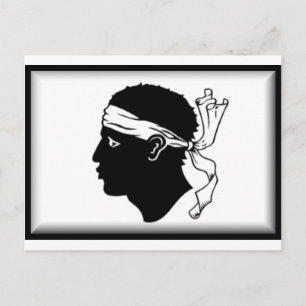 Corsica France Flag Postcard