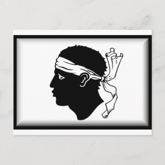 Corsica France Flag Postcard (Front)