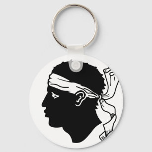 Corsica, France Keychain