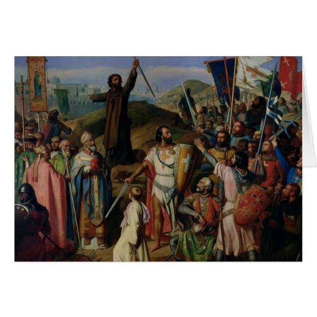 Cortège des croisés autour de Jérusalem (Devant horizontal)