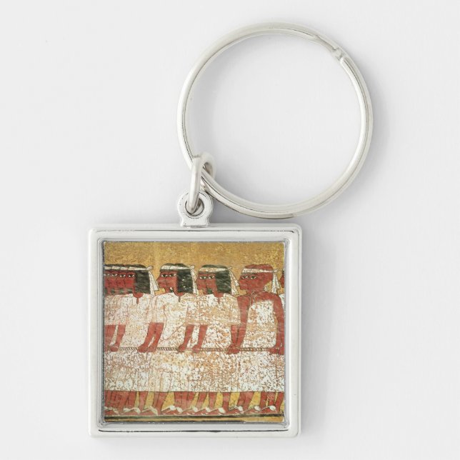 Cortege pulling the King's catafalque Keychain (Front)