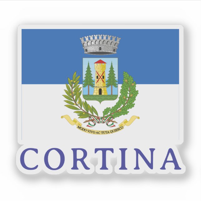 Cortina d'Ampezzo coat of arms, ITALY (Front)