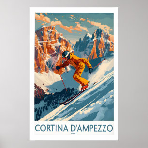 Cortina d'ampezzo décoration murale 1
