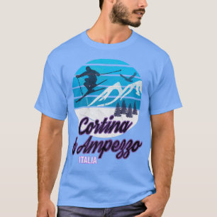 Cortina dAmpezzo Dolomiti Superski Italy Italia Sk T-Shirt