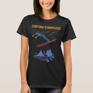 Cortina d'Ampezzo Italy Retro Travel T-Shirt