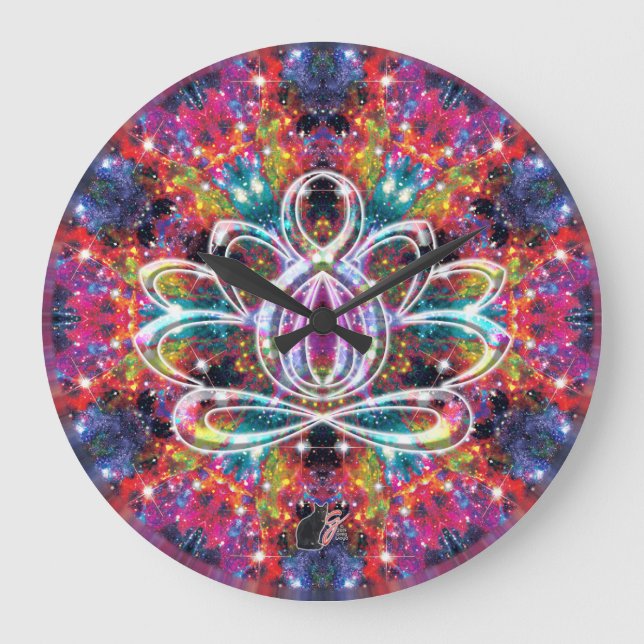 Coruscation Zen Lotus Clock (Front)