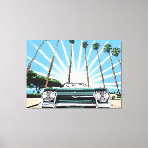 Corvair Pop Art  Canvas Print