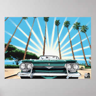 Corvair Pop Art  Poster