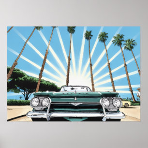 Corvair Pop Art Poster