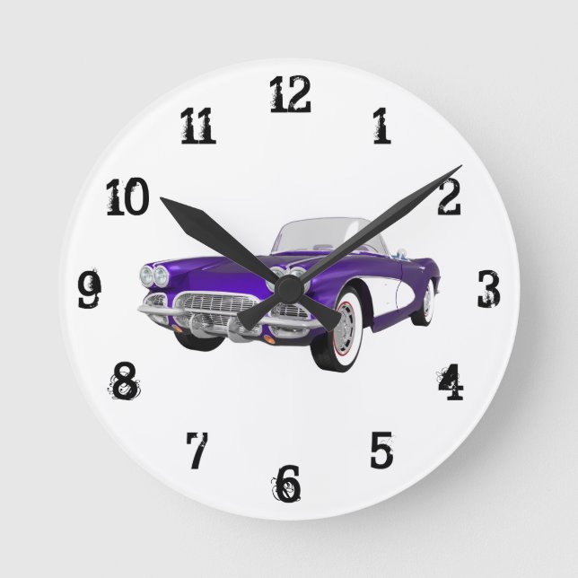 Corvette 1961 : Horloge murale (Recto)