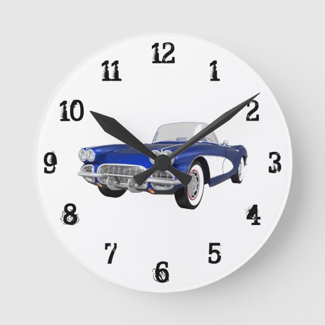 Corvette 1961 : Horloge murale (Recto)