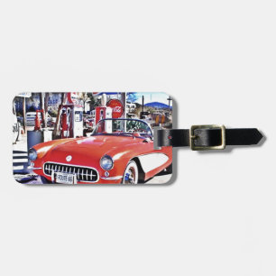 Corvette 66 luggage tag