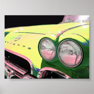 Corvette. "Belle impression pour votre mur."