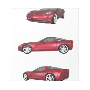 Corvette: Candy Apple Finish Notepad