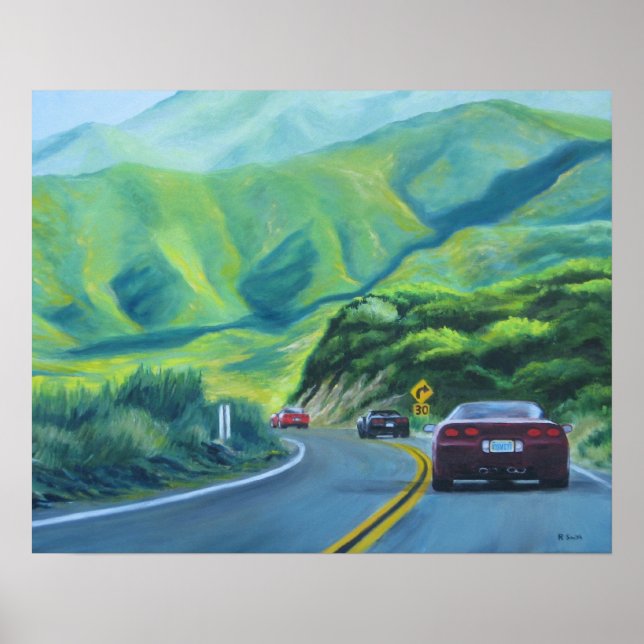 Corvette Caravan Poster (Front)