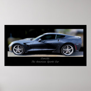 CORVETTE THE AMERICAN SPORTS CAR POSTER
