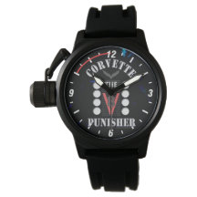 Corvette the V8 Punisher Black/Blue Watch