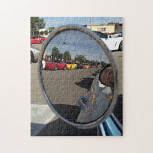 Corvette Vintage Cruise Santa Fe New Mexico Jigsaw Puzzle