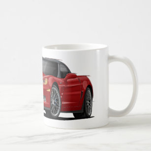 Corvette ZR1 Red Car Coffee Mug