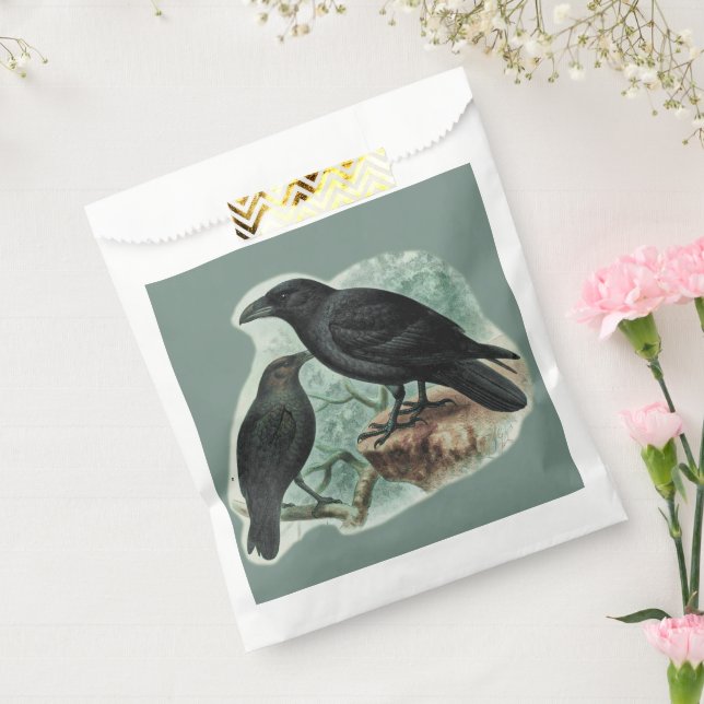 Corvids - Crows Blackbird Raven Favour Bag (Sealed)