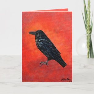 Corvus Corax Greeting Card