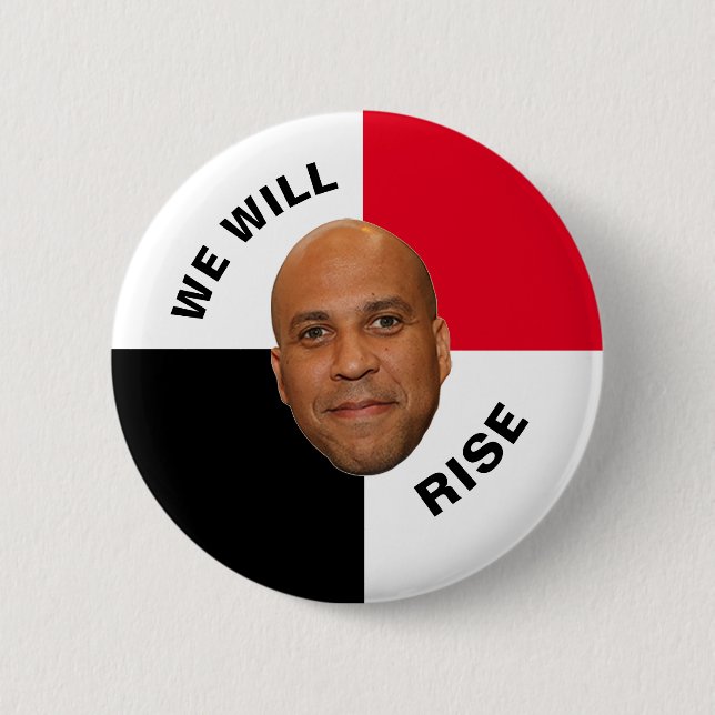 Cory Booker 2020 2 Inch Round Button (Front)