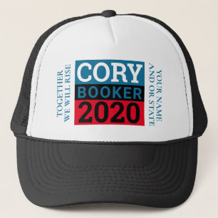 Cory Booker 2020 Personalized VOTE Merchandise Trucker Hat