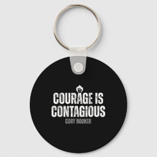 Cory Booker Courage Is Contagious Cory Filibooker Keychain