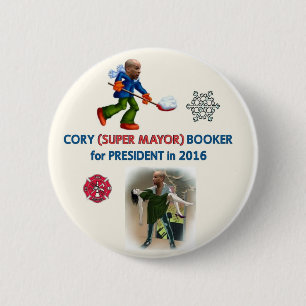 Cory Booker for President 2016 2 Inch Round Button