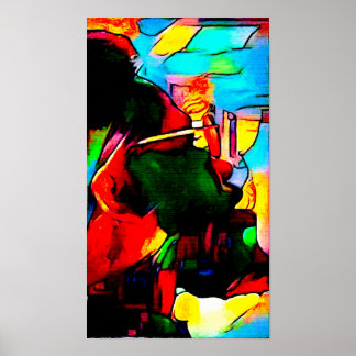 Cory Henry musicien Colorful Poster Paper (Matte)