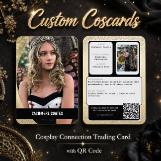 Coscards | Cosplay QR Code Connection Trading Card