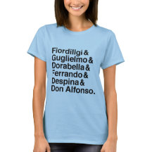 Così fan tutte character shirt