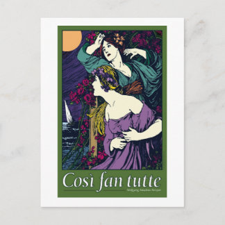 Così fan tutte, Opera Postcard