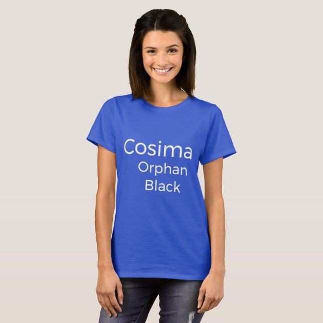 Cosima from orphan black tv show,simple read T-Shirt (Front Full)