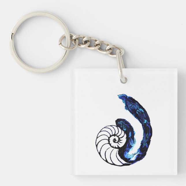 Cosima Tattoo Orphan Black Customizable Background Keychain (Front)