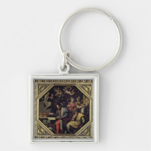 Cosimo I de' Medici (1519-74) planning the conques Keychain