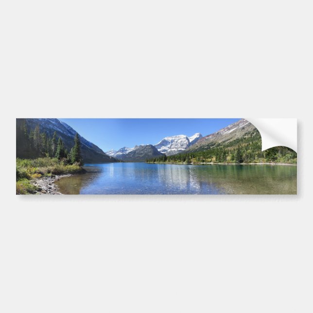 Cosley Lake Outlet - Glacier National Park Bumper Sticker (Front)