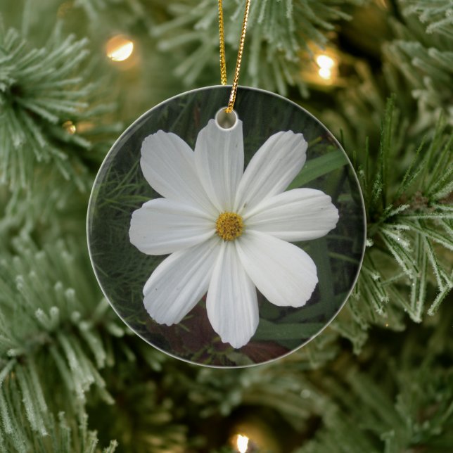 Cosmea Ceramic Ornament (Tree)