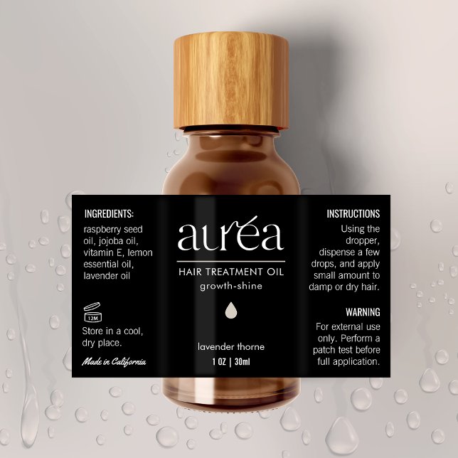 Cosmetic 1 OZ/30ml Dropper Bottle Waterproof Label (Creator Uploaded)
