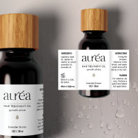 Cosmetic 1 OZ/30ml Dropper Bottle Waterproof Label