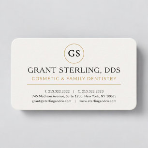 Cosmetic Dentist Dentistry Professional Business Card