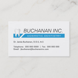 COSMETIC DENTISTRY BUSINESS CARD