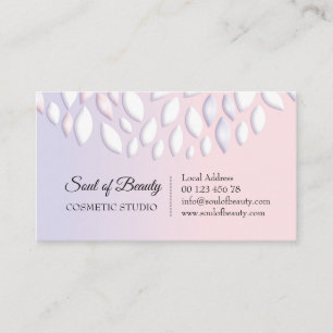 Cosmetic make up studio business card