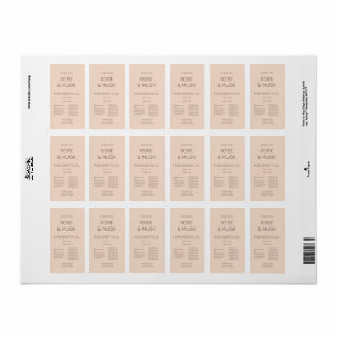 Cosmetic Oil Labels / Dropper bottle with Qrcode
