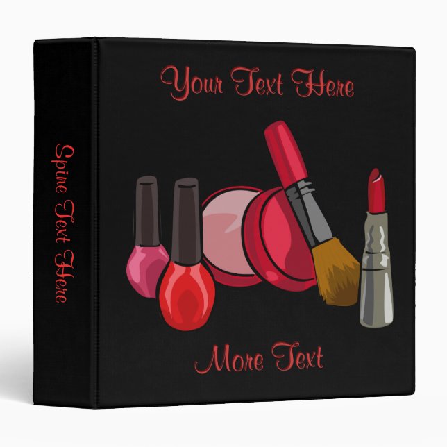 Cosmetics Binder (Front/Spine)