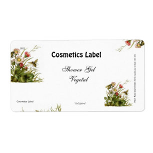 Cosmetics label