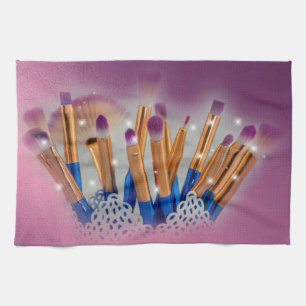 Cosmetics Makeup Brush Glamour Kitchen Towel