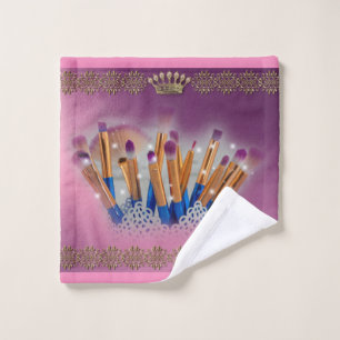 Cosmetics Makeup Brush Glamour Wash Cloth