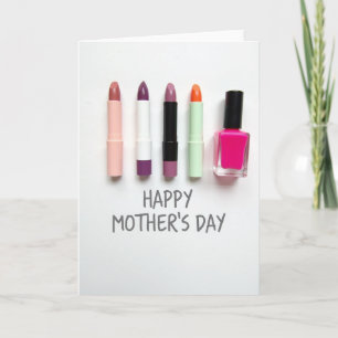 Cosmetics Mothers Day Card